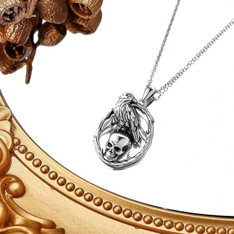 Halloween Skull Pendant Necklace