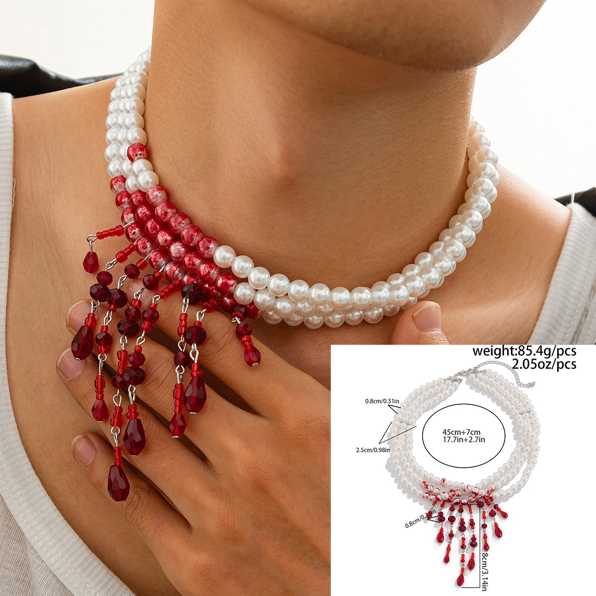 Halloween Blood Drop Necklace