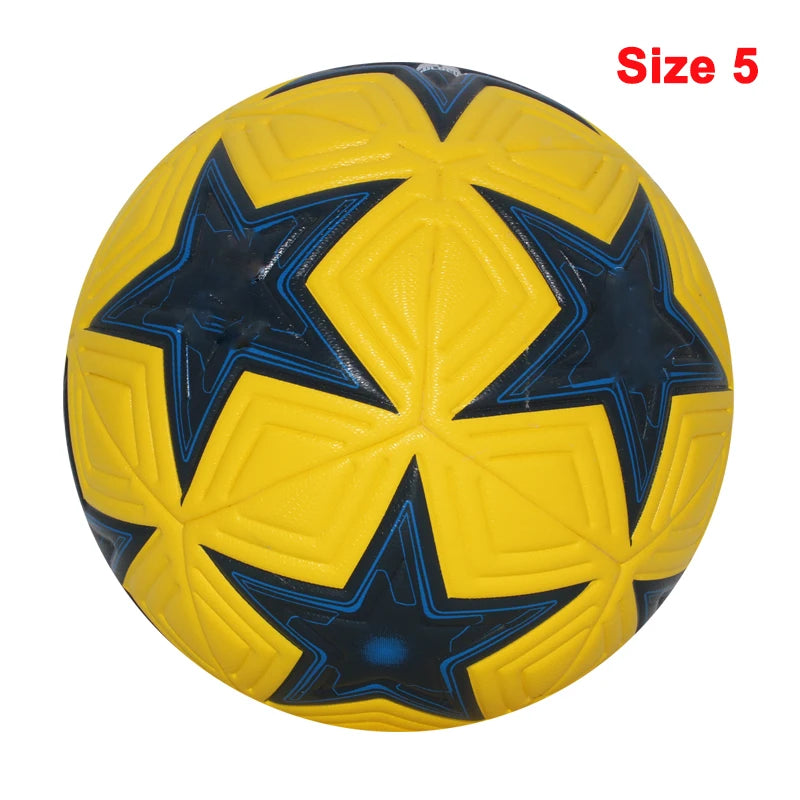 Professional Size 4 & 5 Seamless PU Soccer Ball – High-Quality Match & Training Football for Outdoor Sports