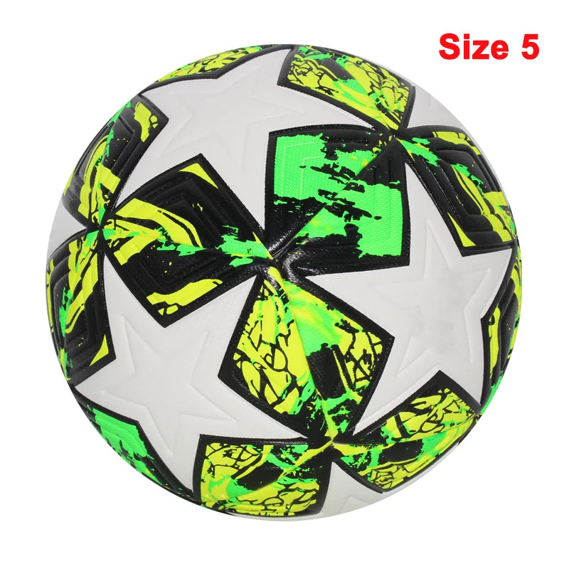 Professional Size 4 & 5 Seamless PU Soccer Ball – High-Quality Match & Training Football for Outdoor Sports