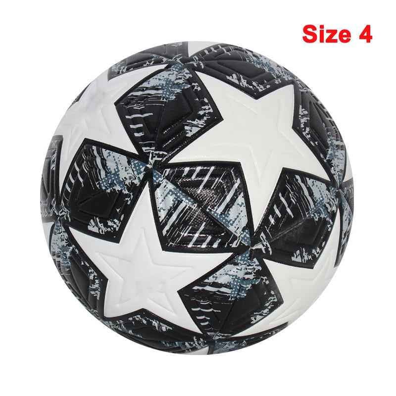 Professional Size 4 & 5 Seamless PU Soccer Ball – High-Quality Match & Training Football for Outdoor Sports