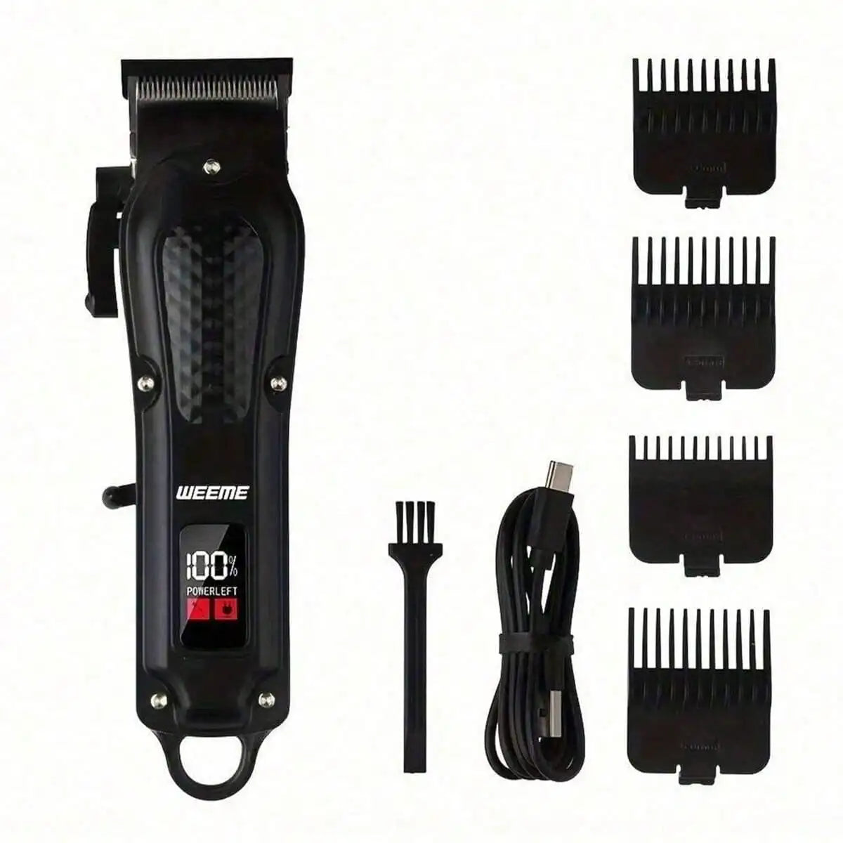 Professional USB Rechargeable Hair Clipper & Beard Trimmer β Cordless Grooming Tool for Men β Ideal Gift Set