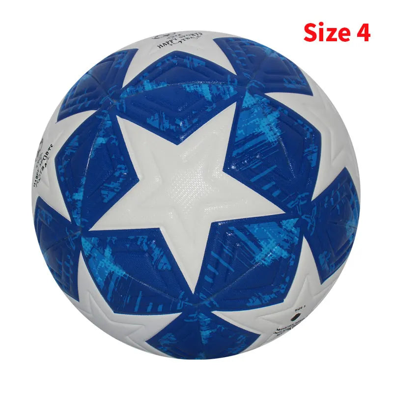 Professional Size 4 & 5 Seamless PU Soccer Ball – High-Quality Match & Training Football for Outdoor Sports