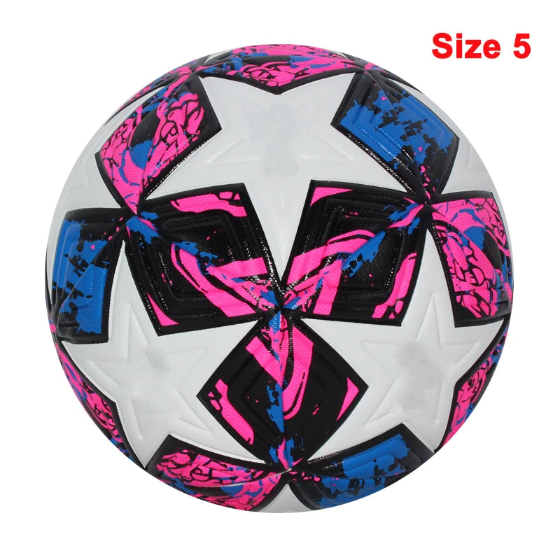 Professional Size 4 & 5 Seamless PU Soccer Ball – High-Quality Match & Training Football for Outdoor Sports