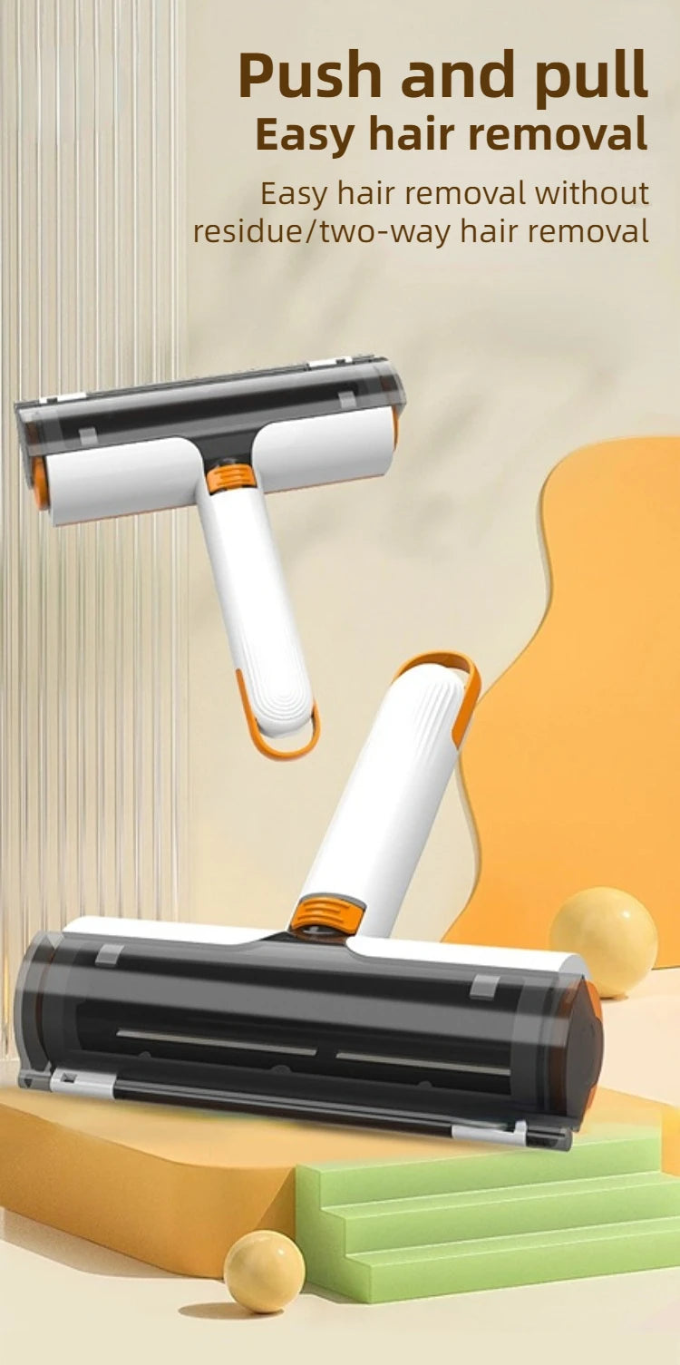 Portable Pet Hair Remover Roller โ Reusable & Washable Lint Cleaner for Clothes, Furniture & Car (Dog & Cat Hair)