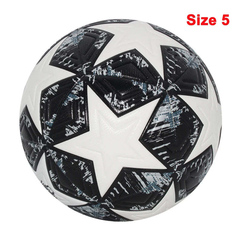 Professional Size 4 & 5 Seamless PU Soccer Ball – High-Quality Match & Training Football for Outdoor Sports