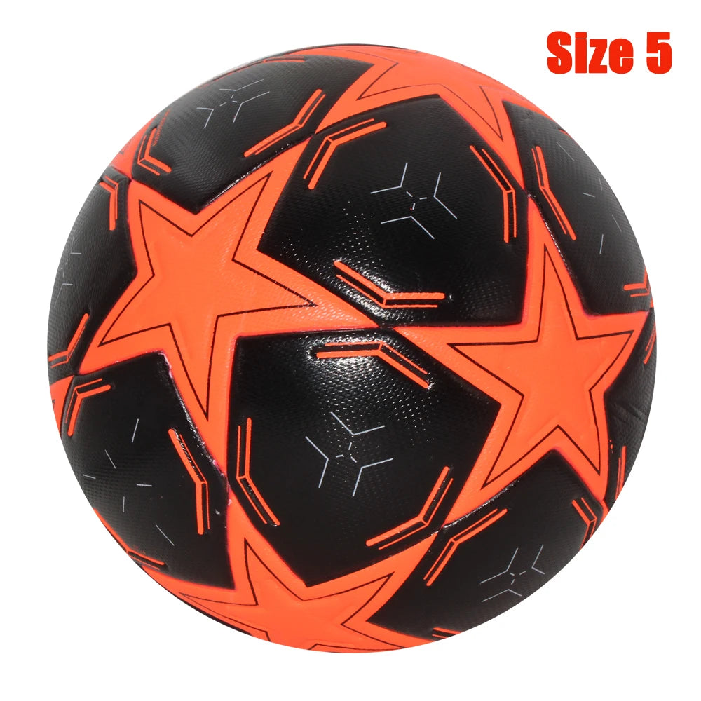 Professional Size 4 & 5 Seamless PU Soccer Ball – High-Quality Match & Training Football for Outdoor Sports
