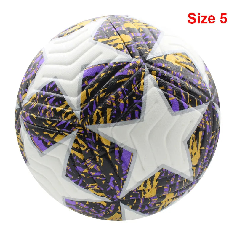 Professional Size 4 & 5 Seamless PU Soccer Ball – High-Quality Match & Training Football for Outdoor Sports