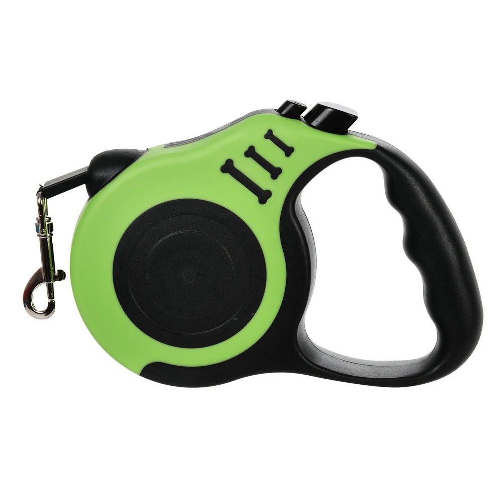 Automatic Retractable Dog Leash (3M/5M) โ Strong Nylon Lead for Small to Medium Dogs and Cats โ Tangle-Free, Comfortable Grip Design