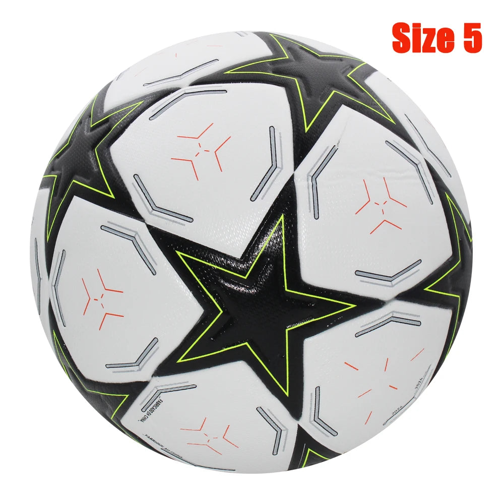 Professional Size 4 & 5 Seamless PU Soccer Ball – High-Quality Match & Training Football for Outdoor Sports