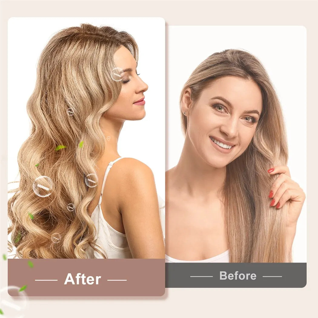 CkeyiN Professional LCD Ceramic Hair Curler ā 25mm/32mm/38mm, Adjustable Temperature, Dual Voltage, Fast Heating Curling Iron