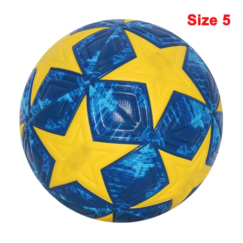 Professional Size 4 & 5 Seamless PU Soccer Ball – High-Quality Match & Training Football for Outdoor Sports