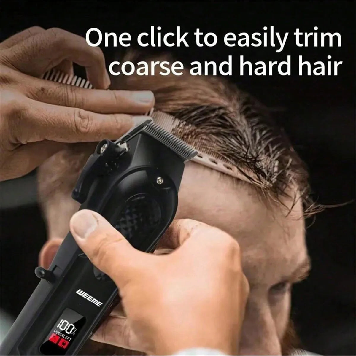 Professional USB Rechargeable Hair Clipper & Beard Trimmer β Cordless Grooming Tool for Men β Ideal Gift Set