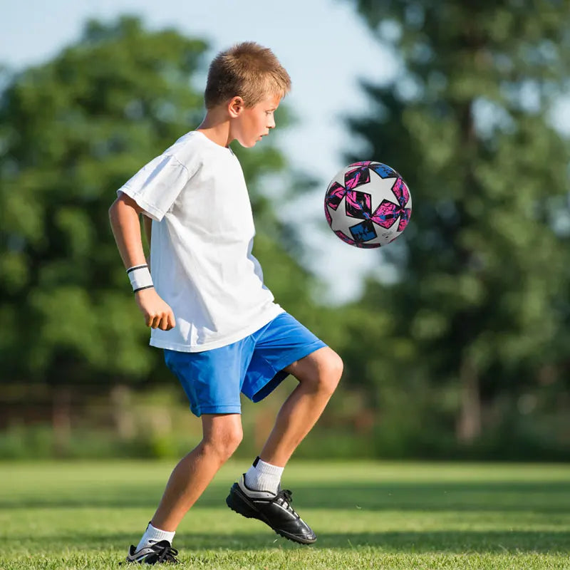 Professional Size 4 & 5 Seamless PU Soccer Ball – High-Quality Match & Training Football for Outdoor Sports