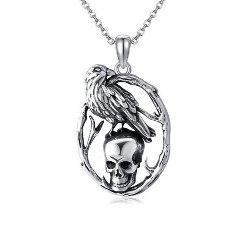 Halloween Skull Pendant Necklace