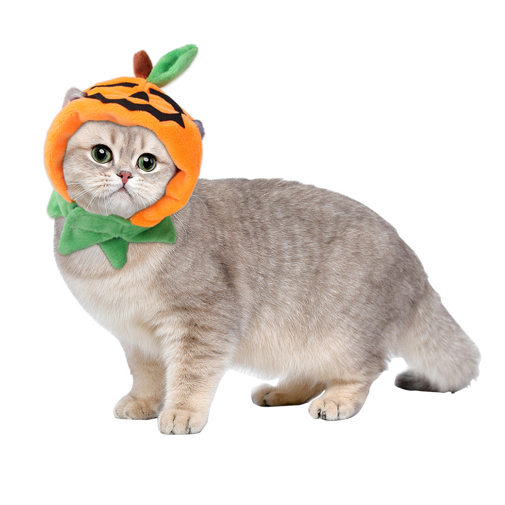 Halloween Pumpkin Double-sided Dog Cloak