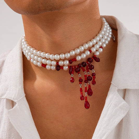 Halloween Blood Drop Necklace