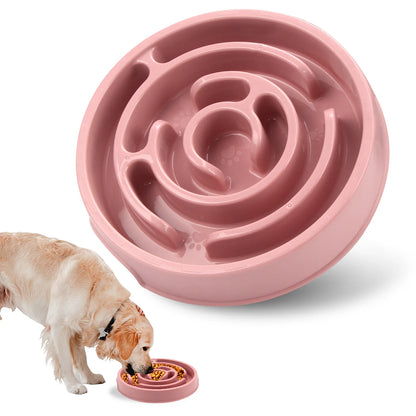 Non-Slip Slow Feeder Bowl for Dogs and Cats – Durable Design to Promote Healthy Eating Habits – Suitable for All Pet Sizes