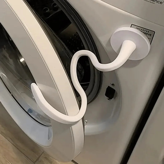 Magnetic Washer Door Prop-Stabilizer for Front Load Machines and RV Laundry – Flexible, Easy to Install, Universal Fit