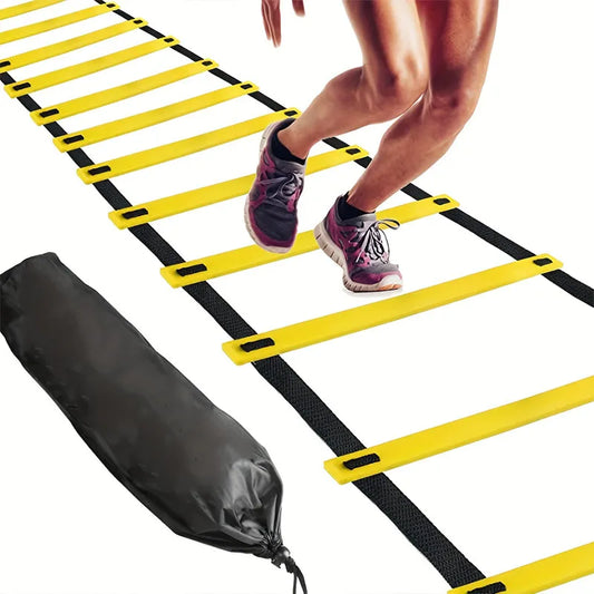 Agility Ladder with Nylon Straps – Speed, Coordination & Footwork Training for Sports, Fitness & Football