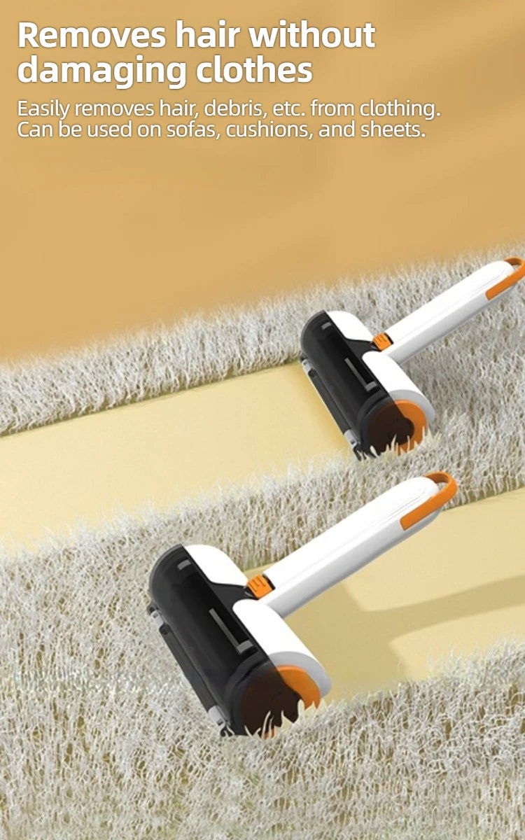 Portable Pet Hair Remover Roller – Reusable & Washable Lint Cleaner for Clothes, Furniture & Car (Dog & Cat Hair)