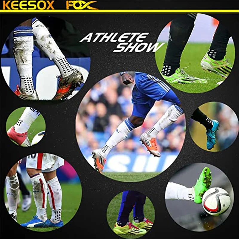 Non-Slip Sports grip Socks – One Size Fits All, Custom Athletic Football & Basketball Socks
