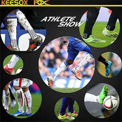 Non-Slip Sports grip Socks – One Size Fits All, Custom Athletic Football & Basketball Socks