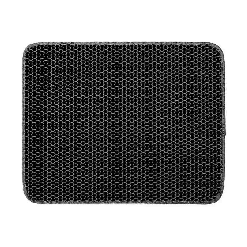Double-Layer Cat Litter Mat – Non-Slip, Waterproof & Durable Mat for Trapping Litter – Ideal for Use Under Cat Litter Boxes