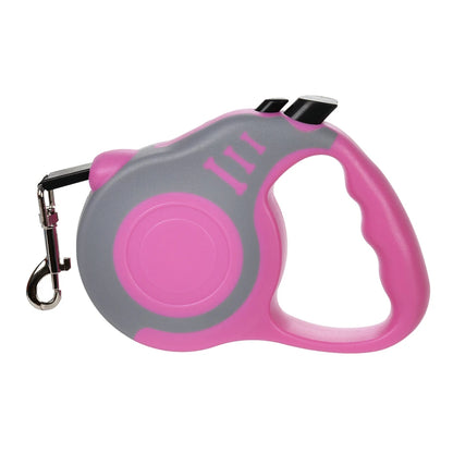 Automatic Retractable Dog Leash (3M/5M) – Strong Nylon Lead for Small to Medium Dogs and Cats – Tangle-Free, Comfortable Grip Design