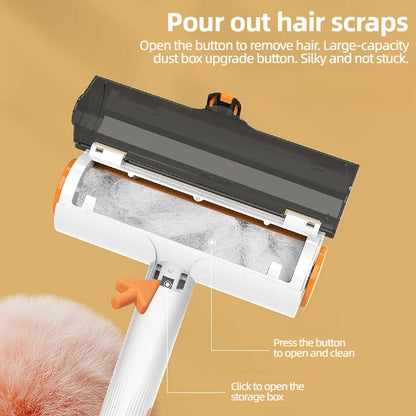 Portable Pet Hair Remover Roller – Reusable & Washable Lint Cleaner for Clothes, Furniture & Car (Dog & Cat Hair)