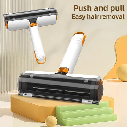 Portable Pet Hair Remover Roller – Reusable & Washable Lint Cleaner for Clothes, Furniture & Car (Dog & Cat Hair)