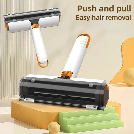 Portable Pet Hair Remover Roller – Reusable & Washable Lint Cleaner for Clothes, Furniture & Car (Dog & Cat Hair)