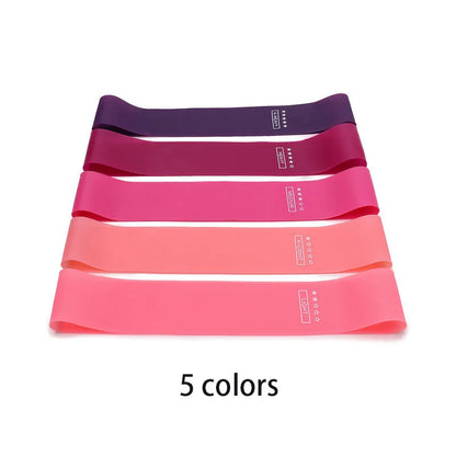 5Pcs Resistance Bands Set – Elastic Yoga, Pilates & Workout Bands for Fitness, Strength Training & Bodybuilding