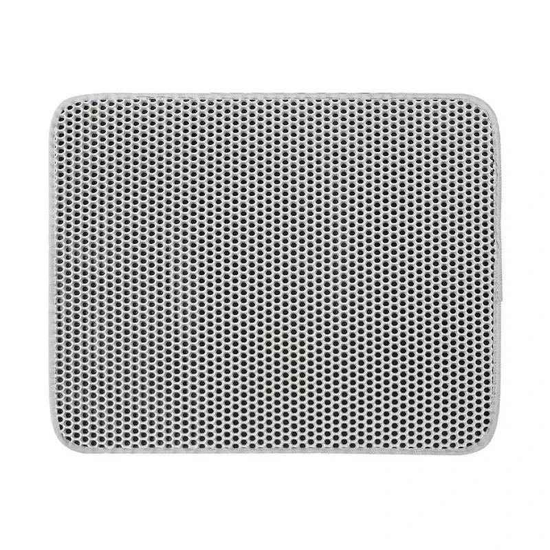 Double-Layer Cat Litter Mat – Non-Slip, Waterproof & Durable Mat for Trapping Litter – Ideal for Use Under Cat Litter Boxes