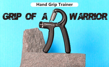 Adjustable Hand Grip Strengthener (10–60kg) – R-Shaped Spring Wrist & Finger Trainer for Muscle Building & Rehab