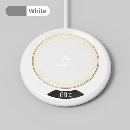 Smart USB Cup Warmer with 3 Temperature Settings – Coffee Mug Heating Coaster for Winter Beverages – HAOYUNMA Hot Plate for Tea, Milk, Water