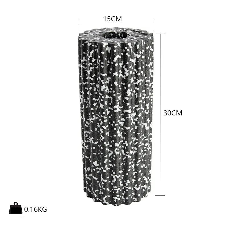 High-Density EPP Foam Roller – Hollow Smooth Yoga Column for Muscle Relaxation, Leg Slimming & Fitness