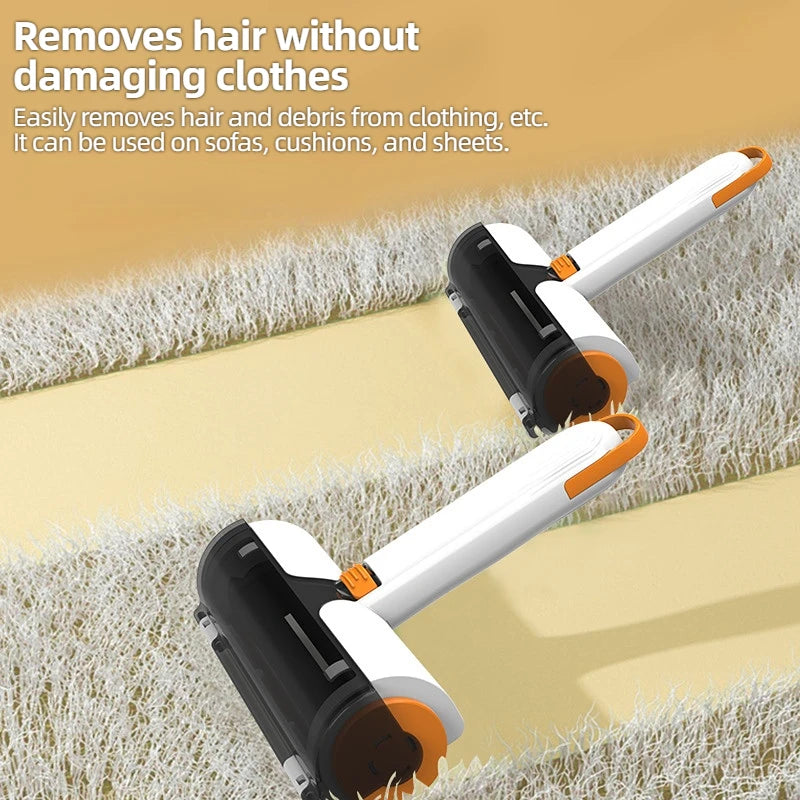 Portable Pet Hair Remover Roller – Reusable & Washable Lint Cleaner for Clothes, Furniture & Car (Dog & Cat Hair)