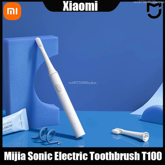 Xiaomi Mijia T100 Sonic Electric Toothbrush – USB Rechargeable, Waterproof, 2 Modes, Zone Reminder – Ultrasonic Dental Care for All Ages