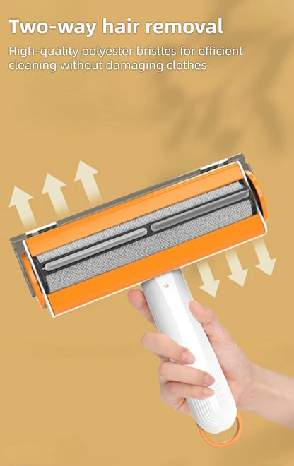 Portable Pet Hair Remover Roller – Reusable & Washable Lint Cleaner for Clothes, Furniture & Car (Dog & Cat Hair)