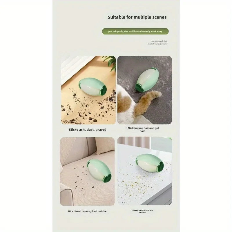 Reusable Time-Saver Lint Roller – Strong Adhesive, Washable & Pet-Friendly for Clothes, Furniture & More