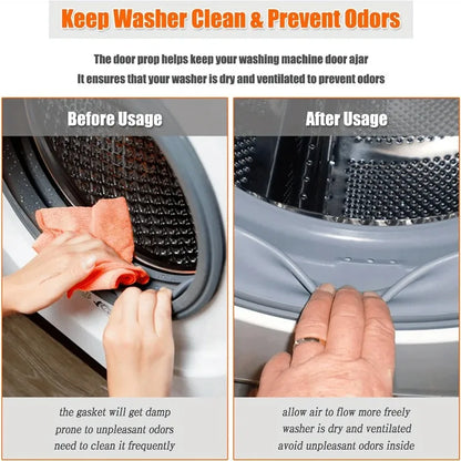 Magnetic Washer Door Prop-Stabilizer for Front Load Machines and RV Laundry – Flexible, Easy to Install, Universal Fit