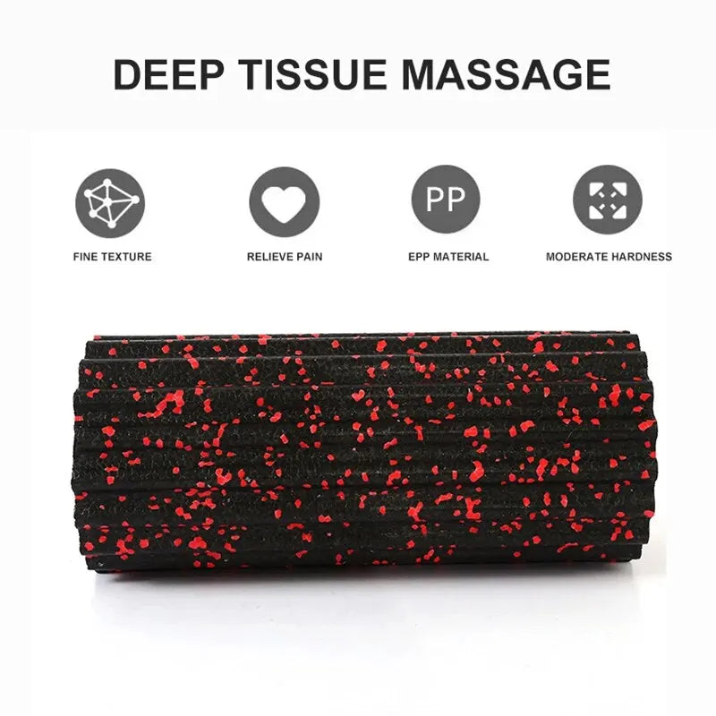 High-Density EPP Foam Roller – Hollow Smooth Yoga Column for Muscle Relaxation, Leg Slimming & Fitness