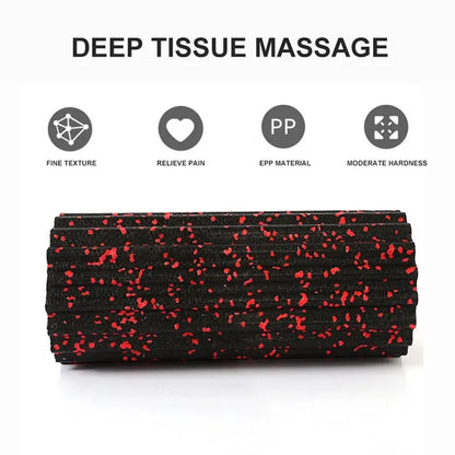 High-Density EPP Foam Roller – Hollow Smooth Yoga Column for Muscle Relaxation, Leg Slimming & Fitness