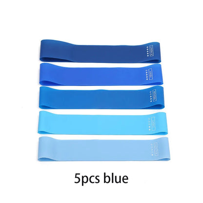 5Pcs Resistance Bands Set – Elastic Yoga, Pilates & Workout Bands for Fitness, Strength Training & Bodybuilding